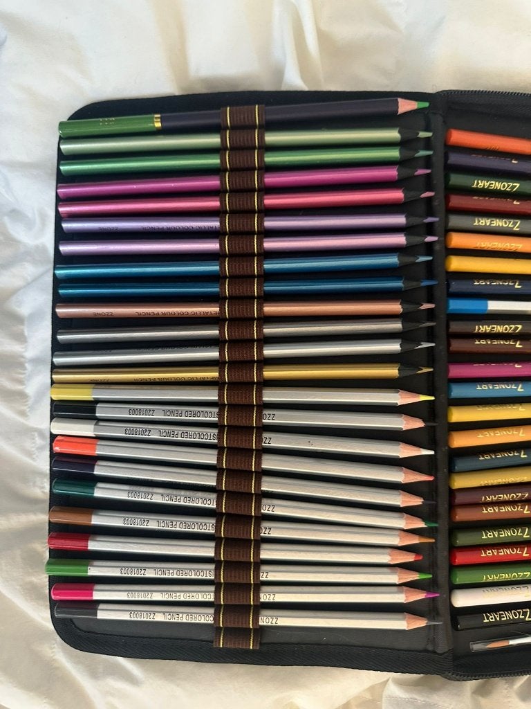 ZZoneArt kleurpotlodenset / ZZoneArt colored pencil set, Ophalen of Verzenden, Zo goed als nieuw, Potlood of Stift