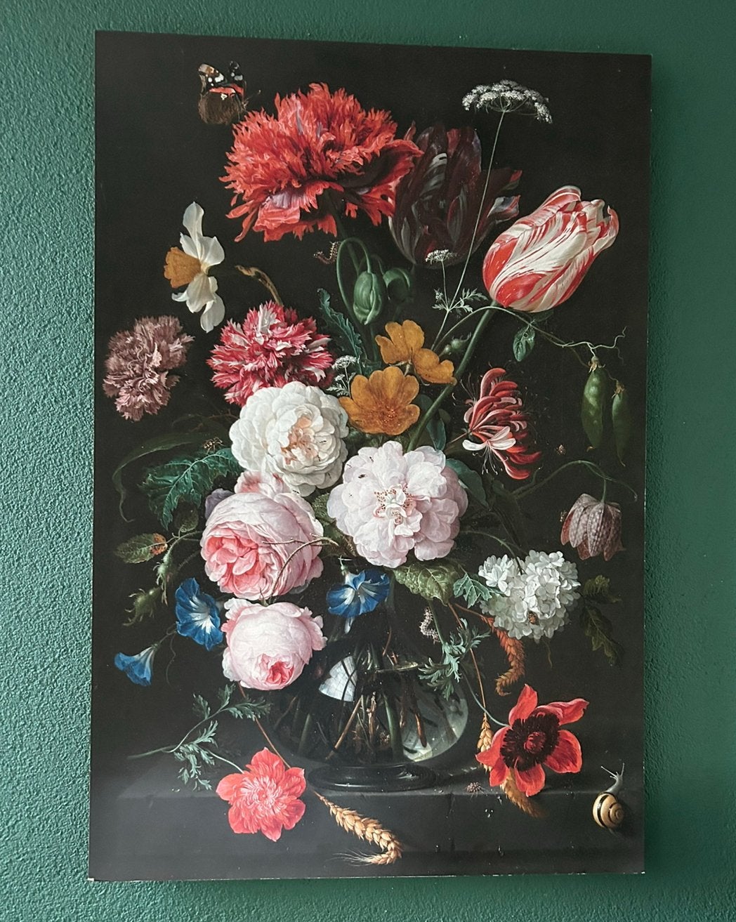 Schilderij De Heem Stilleven met bloemen, Ophalen, Schilderij, Hout, Meerkleurig