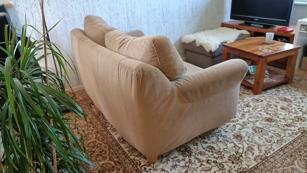 2- zit bankstel, Ophalen, Gebruikt, 150 tot 200 cm, 75 tot 100 cm