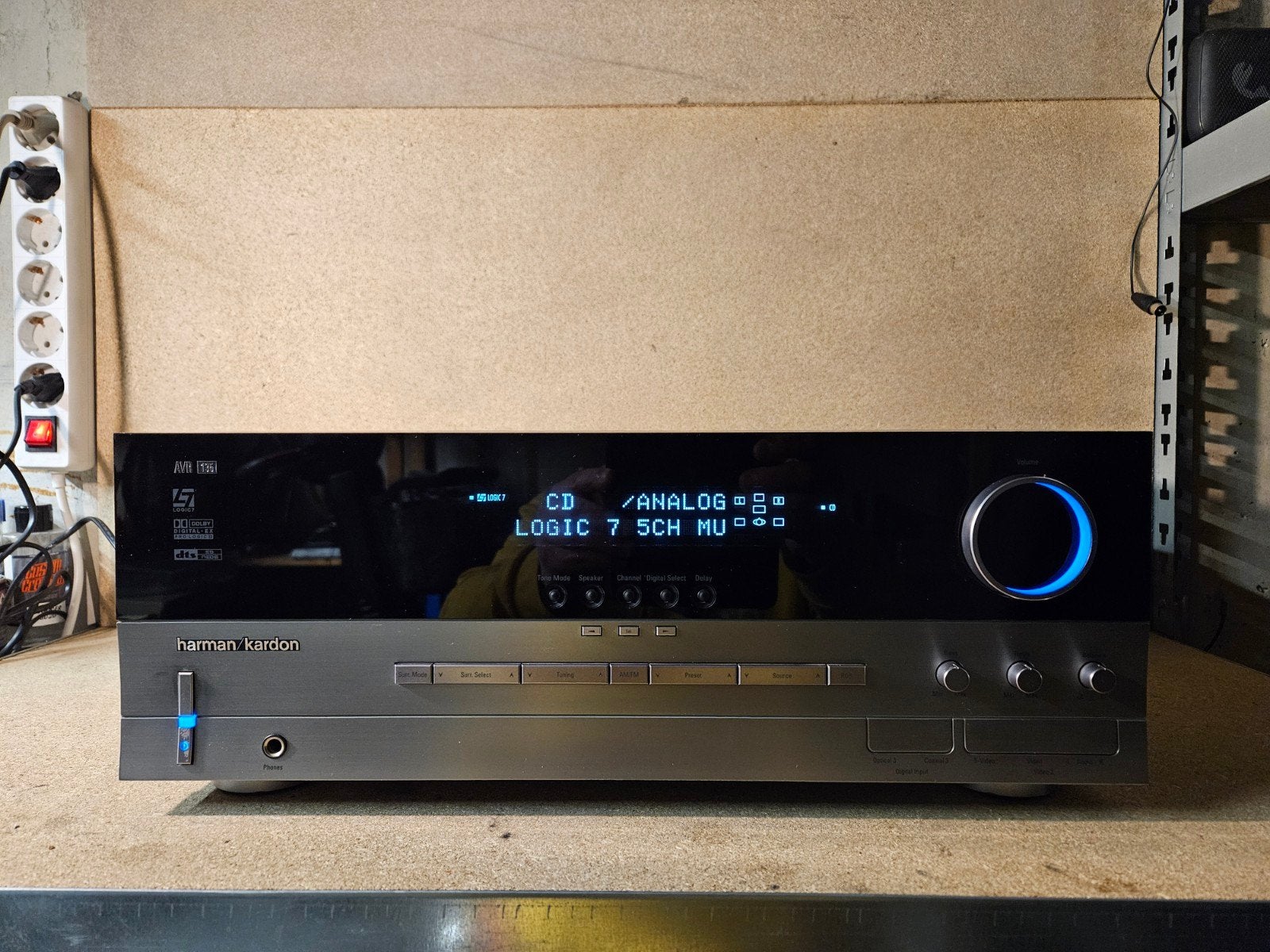 Harman Kardon AVR 135 AV Receiver - Topstaat!, 70 watt of meer, Zo goed als nieuw, 5.1-systeem, Overige spelers