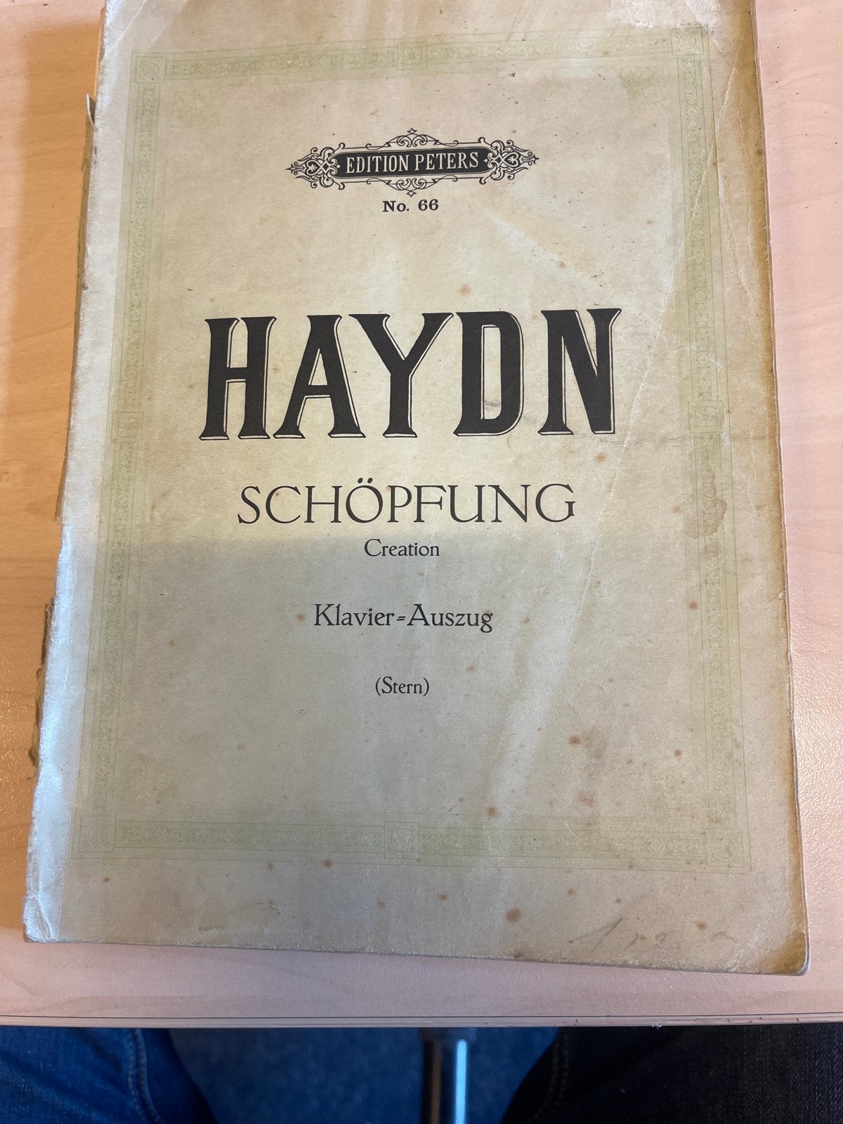 Haydn - Die Schöpfung (Klavierauszug) - Edition Peters, Gebruikt, Klassiek, Ophalen of Verzenden, Artiest of Componist
