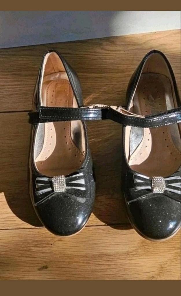Zwart feestelijk schoenen maat 33, Meisje, Schoenen, Ophalen of Verzenden, Zo goed als nieuw