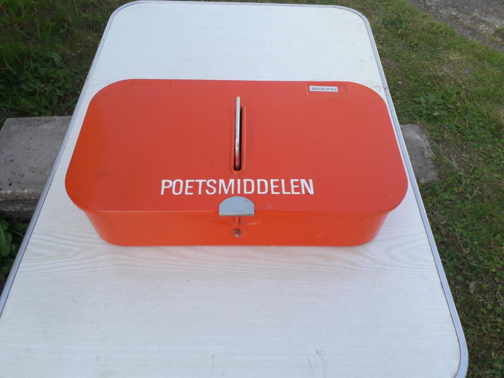 Brabantia poetsmiddelen oranje, Ophalen of Verzenden, Gebruikt