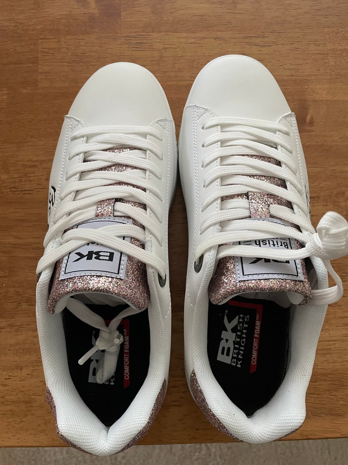 Witte British Knights sneakers met glitterdetails, maat 41, Ophalen of Verzenden, Nieuw, Wit, Sneakers of Gympen