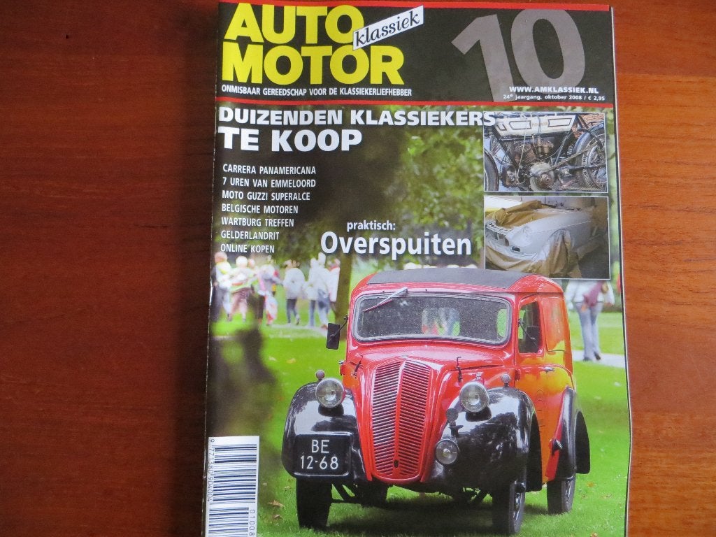 Auto Motor Klassiek 10 2008 Morris Z Van, Moto Guzzi, Ophalen of Verzenden, Nieuw, Algemeen