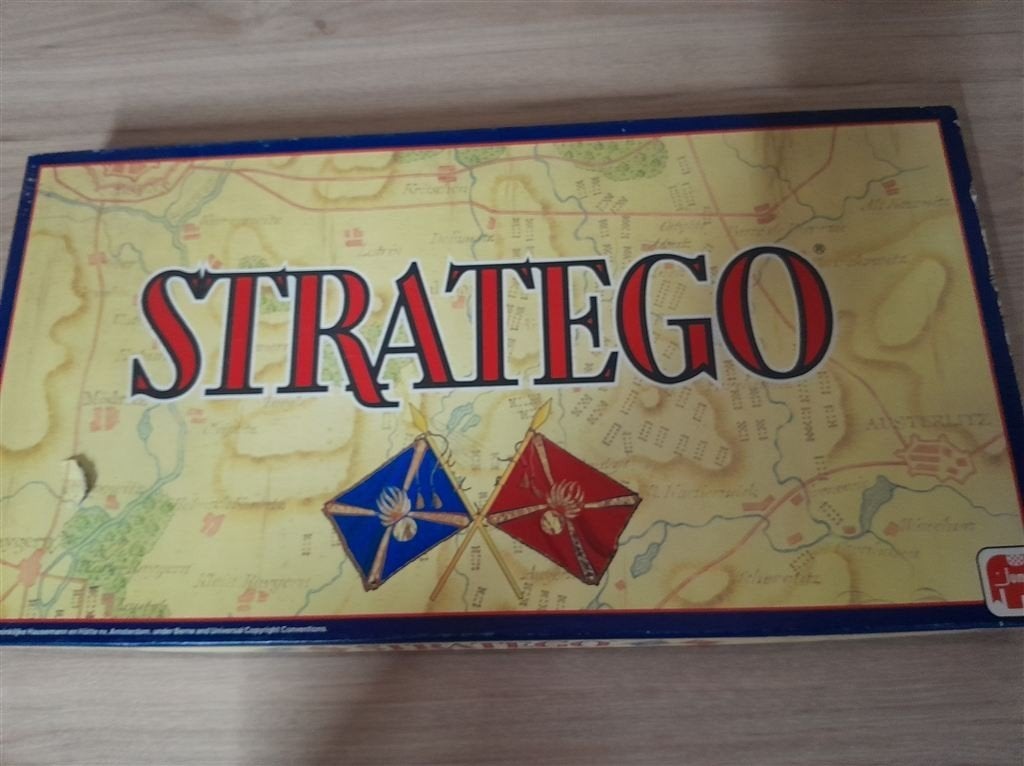 Stratego vlaggen op doos - s1497, Verzenden, Zo goed als nieuw