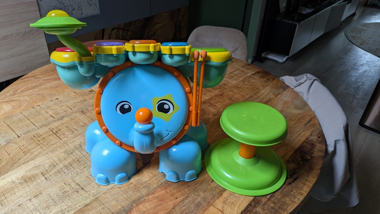 VTech Baby Mijn Eerste Drumstel, Ophalen of Verzenden, Zo goed als nieuw, Overige typen, Met licht
