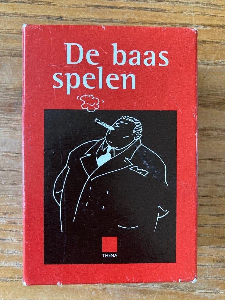 Thema management - De Baas Spelen - Kwartet spel 32 kaarten, Ophalen of Verzenden, Zo goed als nieuw, Kwartet(ten)