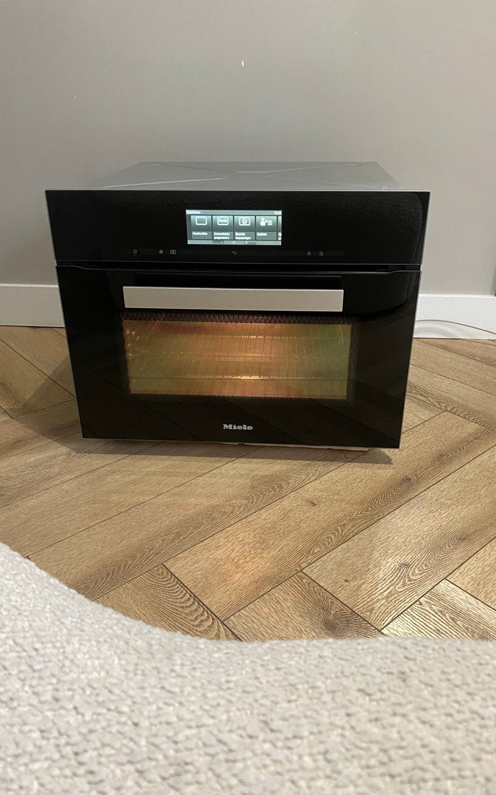 Luxe Miele combi oven magnetron, Ophalen, Zo goed als nieuw
