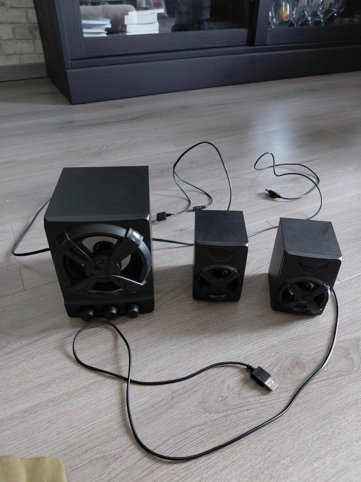 Speakers voor gamers Laptop, PC of TV - Battletron 2.1, Ophalen of Verzenden, Gebruikt, Audiokanaal 2.1, Battletron
