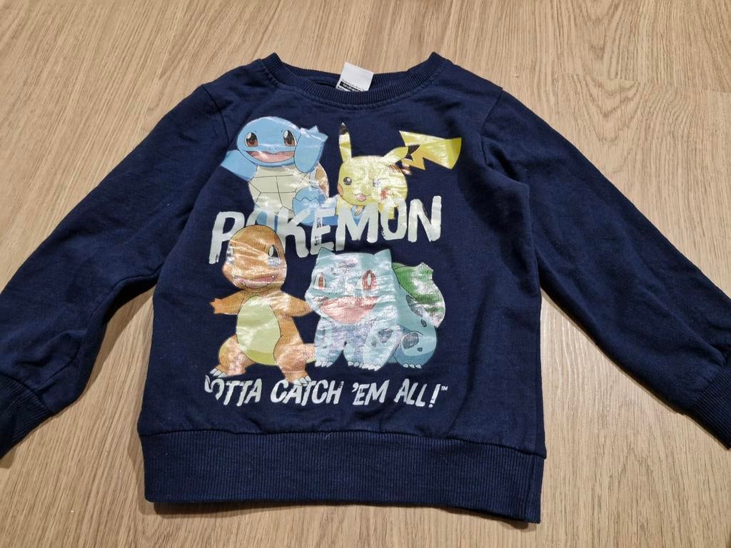 Trui pokemon 110, Kinderen en Baby's, Kinderkleding | Maat 110, Ophalen of Verzenden, Gebruikt, Trui of Vest