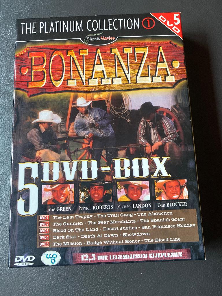Bonanza : Platinum Collection ( 5 dvd box ), Alle leeftijden, Ophalen of Verzenden, Zo goed als nieuw