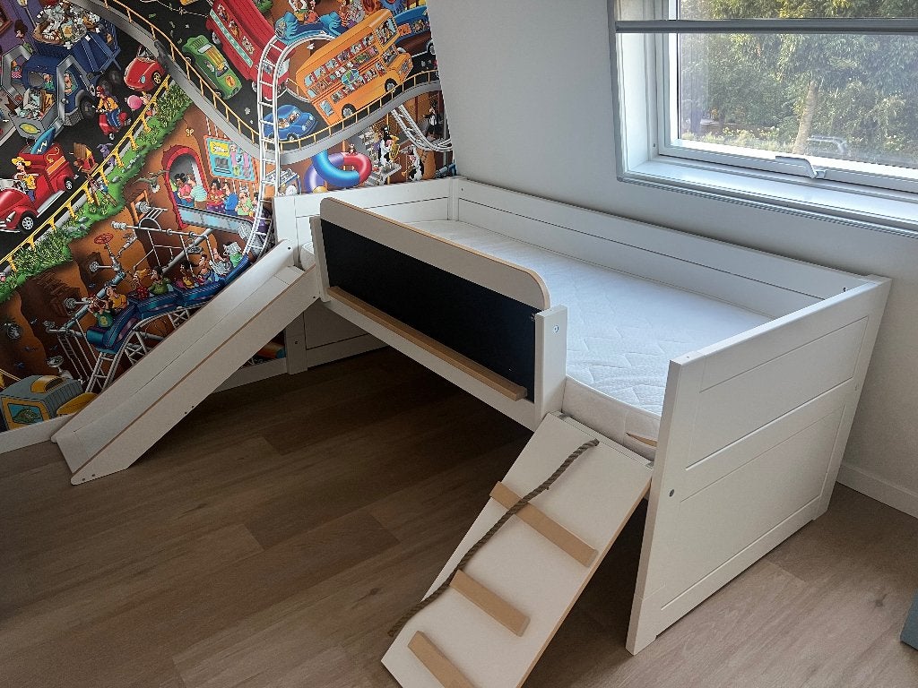 Kinderbed, Ophalen, Gebruikt, 100 cm of meer, Lattenbodem