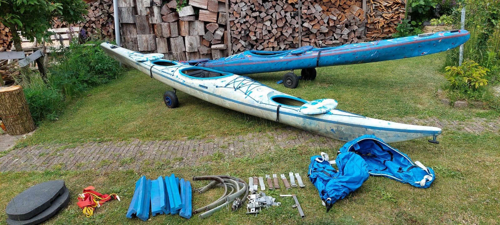 Zeekajak 2 x  Fire van kanowerf Nova, Ophalen, Gebruikt, Eén persoon, Kajak
