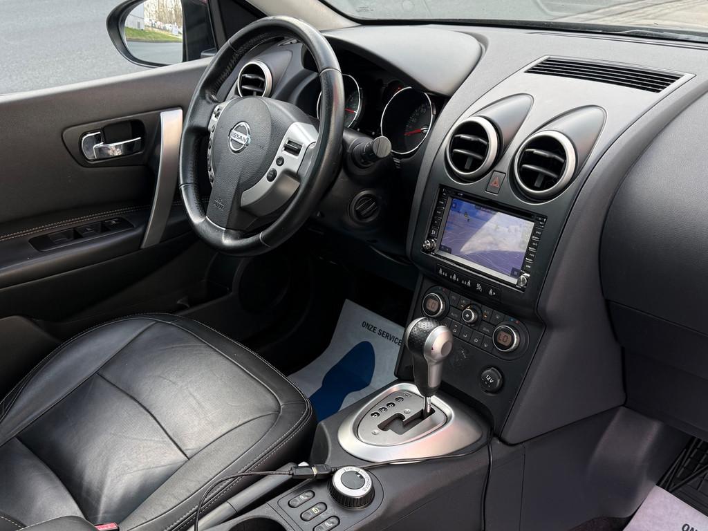 Nissan Qashqai +2 2.0 Tekna 4WD - 7 PERS - PARKEER CAMERA -, Auto's, Automaat, Gebruikt, Zwart, 7 stoelen