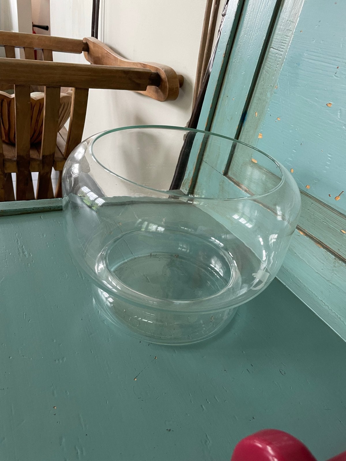 Vissenkom, Ophalen, Zo goed als nieuw, Transparant, Glas