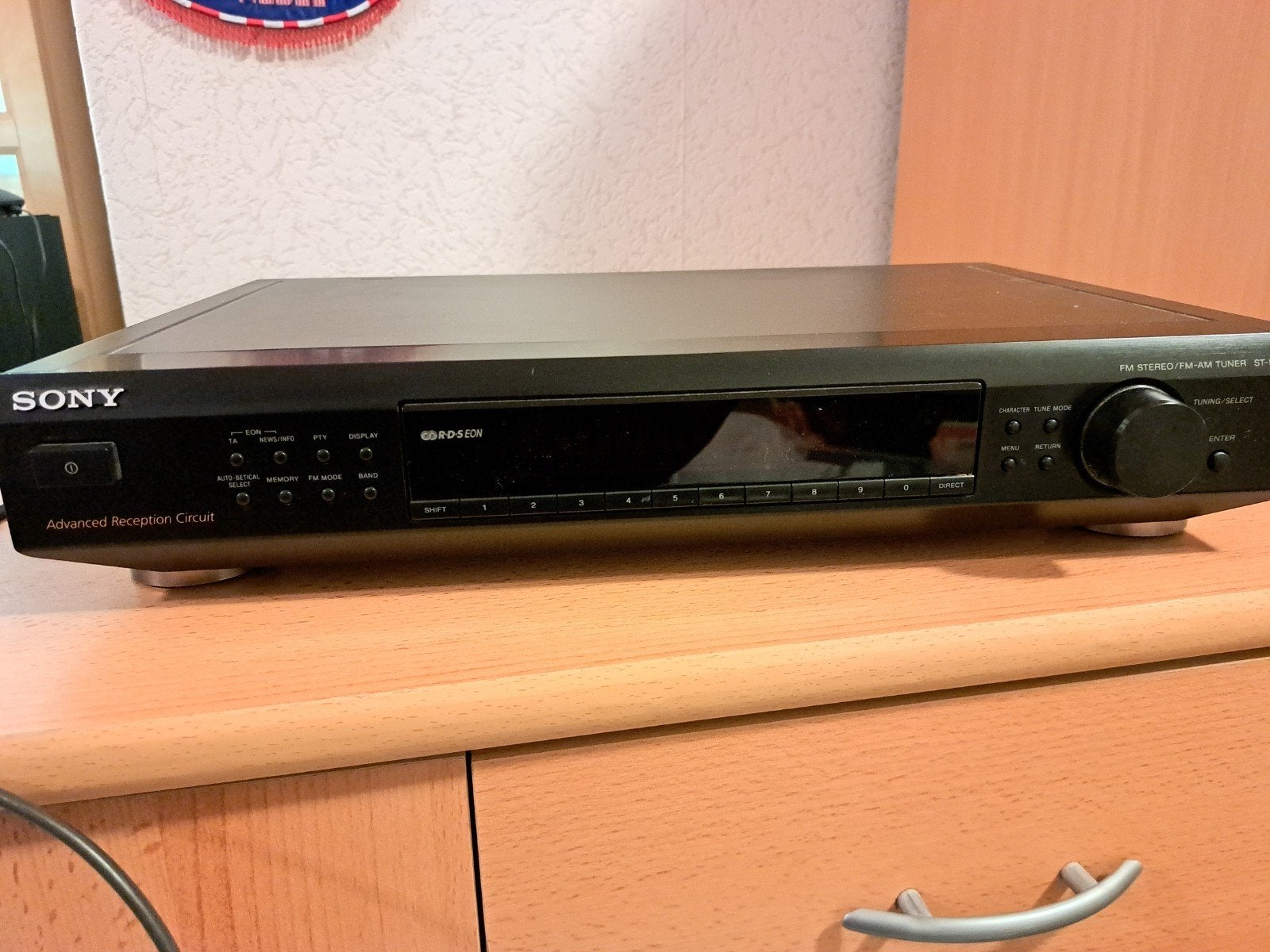 Sony ST-SE520 FM Stereo/FM-AM Tuner, Verzenden, Zo goed als nieuw, Analoog