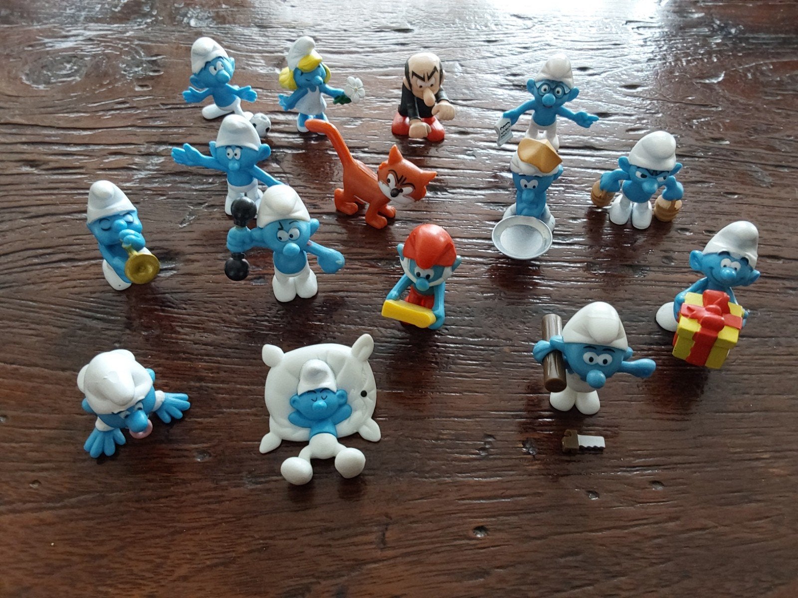 Smurfen - 15 Stuks, Ophalen, Zo goed als nieuw, Verschillende Smurfen