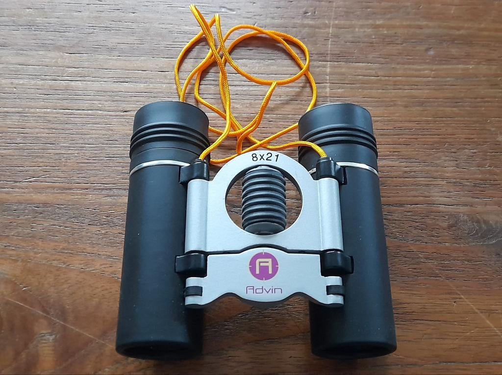 Advin Verrekijker 8x21 z.g.a.n, Audio, Tv en Foto, Optische apparatuur | Verrekijkers, Ophalen of Verzenden