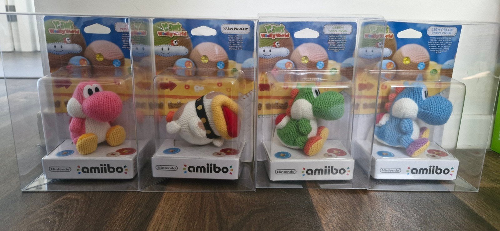 Nintendo Yoshi's Woolly World Amiibo Set (4 stuks), Ophalen of Verzenden, Nintendo, Nieuw