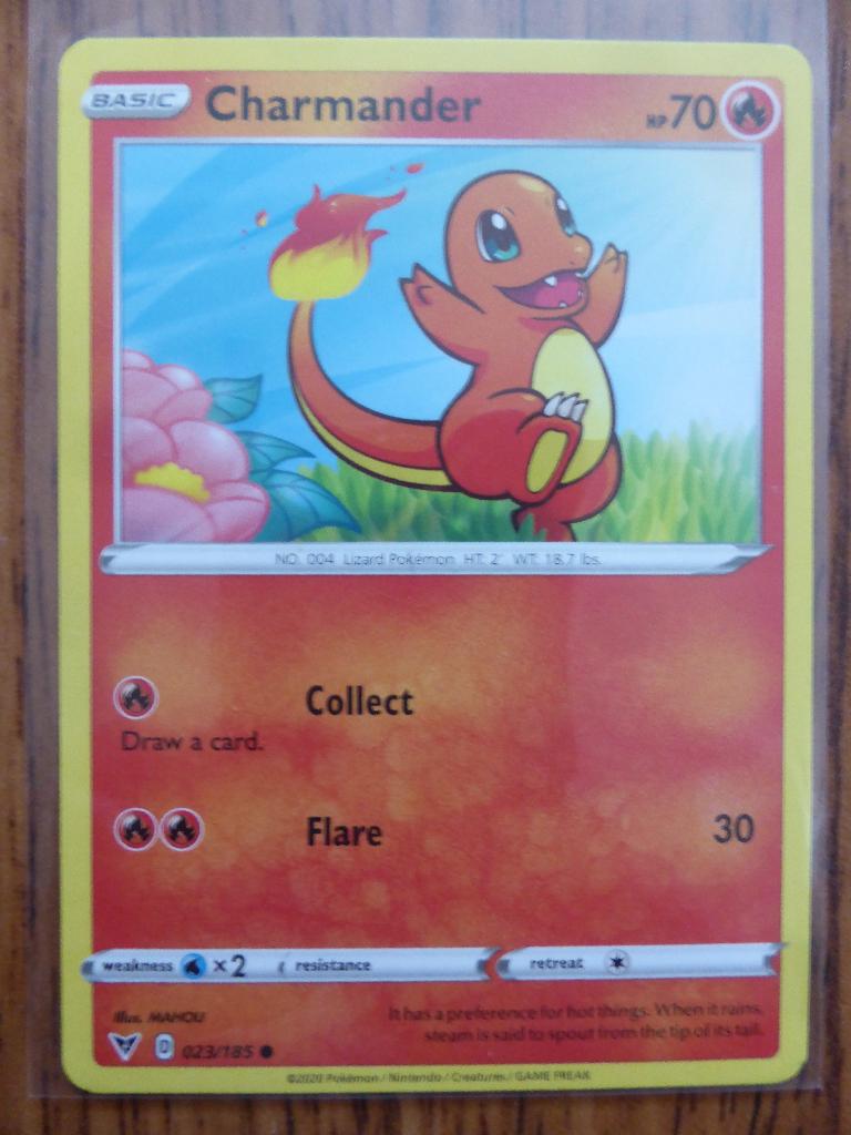 Charmander 023/185 (PE), Ophalen of Verzenden, Zo goed als nieuw, Losse kaart