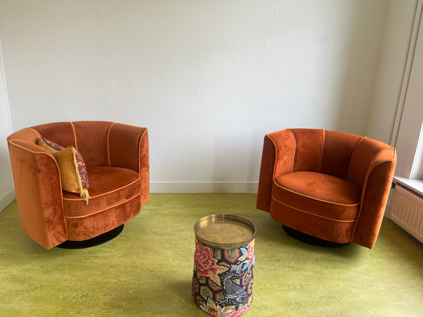 Dutchbone Flower Lounge Chair KORTING! SAMEN €500,00, Ophalen, Dutchbone Flower Lounge Chair stoel, 75 tot 100 cm, Zo goed als nieuw