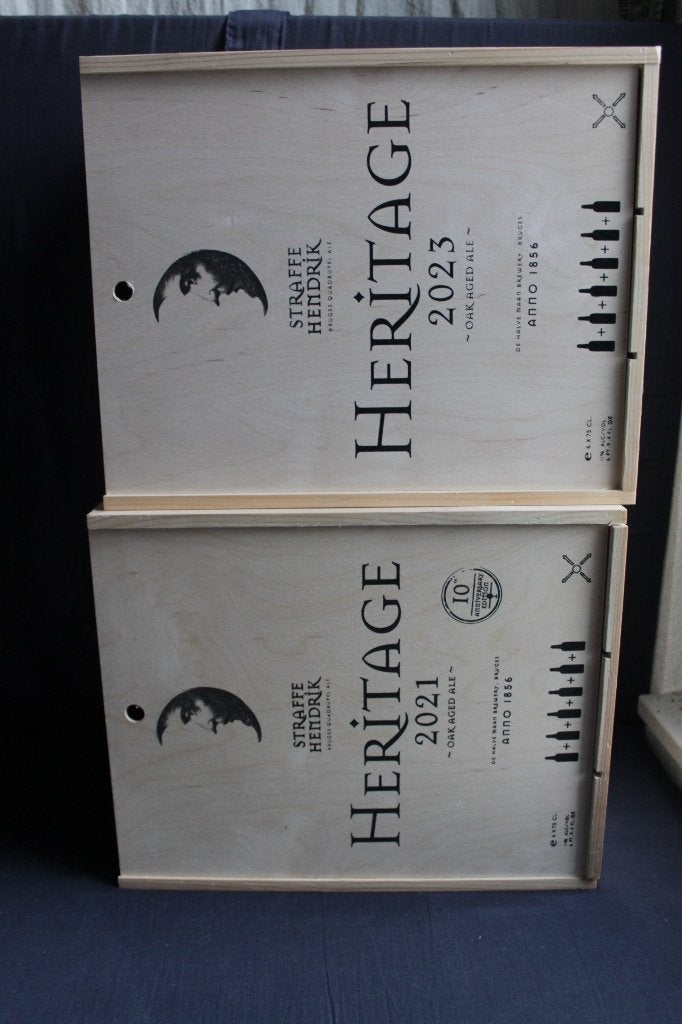 Houten kistjes van Straffe Hendrik Heritage - leeg!, Verzamelen, Biermerken, Ophalen of Verzenden, Gebruikt, Overige typen, Overige merken