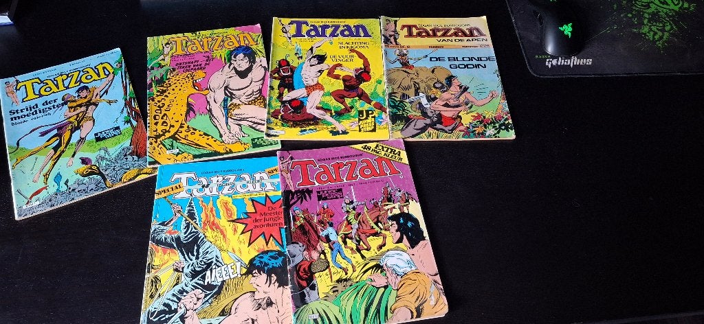 Nederlandse Tarzan comics, Gelezen, Europa, Ophalen of Verzenden, Meerdere comics