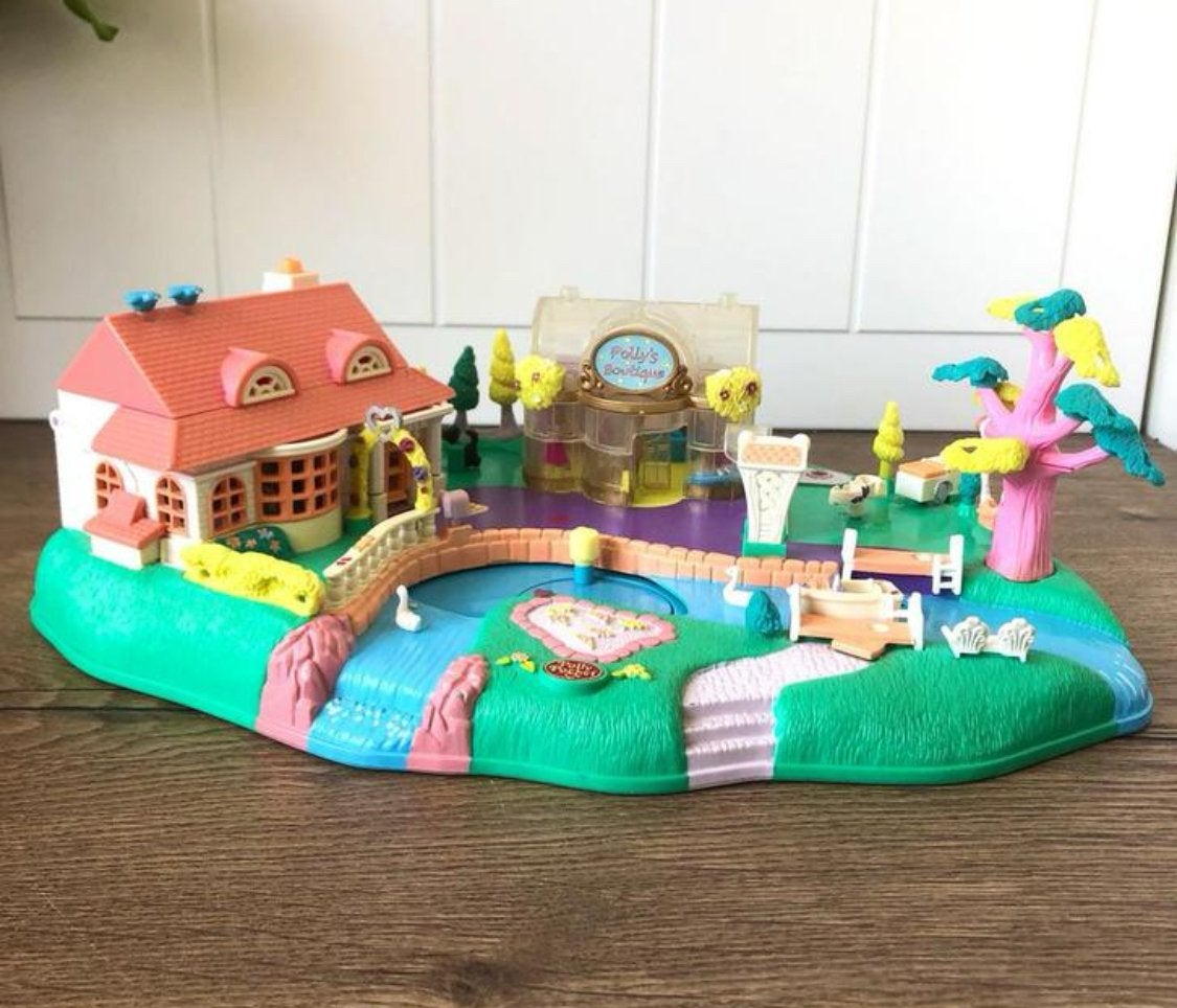 Vintage Polly Pocket Speelset - Polly's Boutique, Ophalen of Verzenden, Gebruikt, Meisje