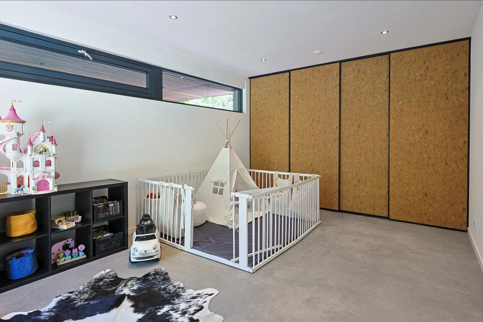 Grondbox 180x180 met zachte speelmat, Kinderen en Baby's, Boxen, Ophalen, Gebruikt, Vierkant, Boxkleed