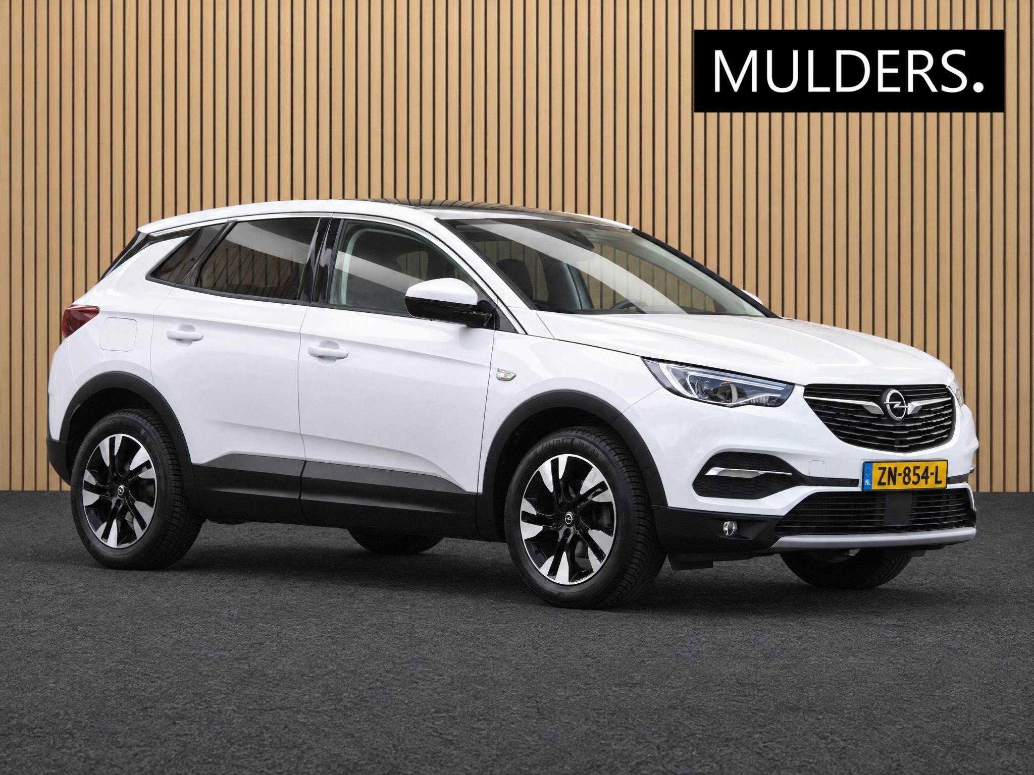 Opel Grandland X 1.2 Turbo Innovation Automaat | Navi / Lede, Auto's, Gebruikt, Euro 6, 1199 cc, Wit