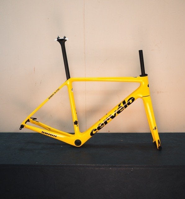 Cervélo R5 Frameset Maat 54 Tour de France Geel Jumbo-Visma, Cervelo, Frame, Cervelo, Nieuw