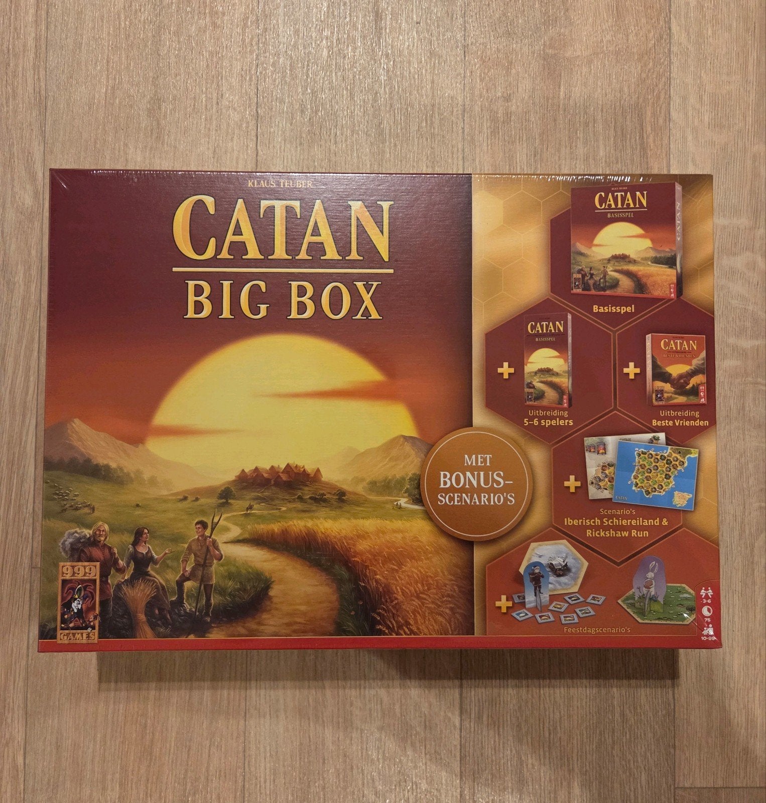 Nieuw! Catan Big Box | 5-6 spelers | Uitbreiding en meer, Vijf spelers of meer, Ophalen of Verzenden, Nieuw, 999 Games