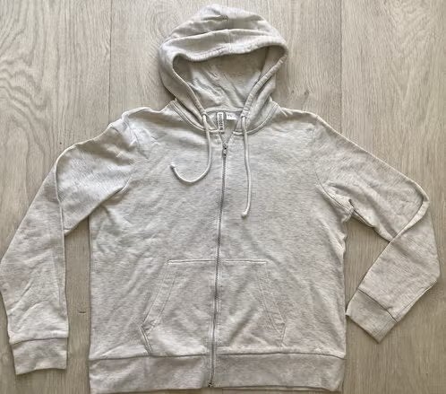 H&M Divided Hoodie met rits Maat XL, H&M, Ophalen of Verzenden, Zo goed als nieuw, Grijs