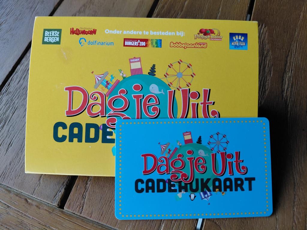 Dagje Uit Cadeaukaart, twv €25,-, geldig tot 13 juli 2026, Eén persoon, Cadeaubon, Overige typen