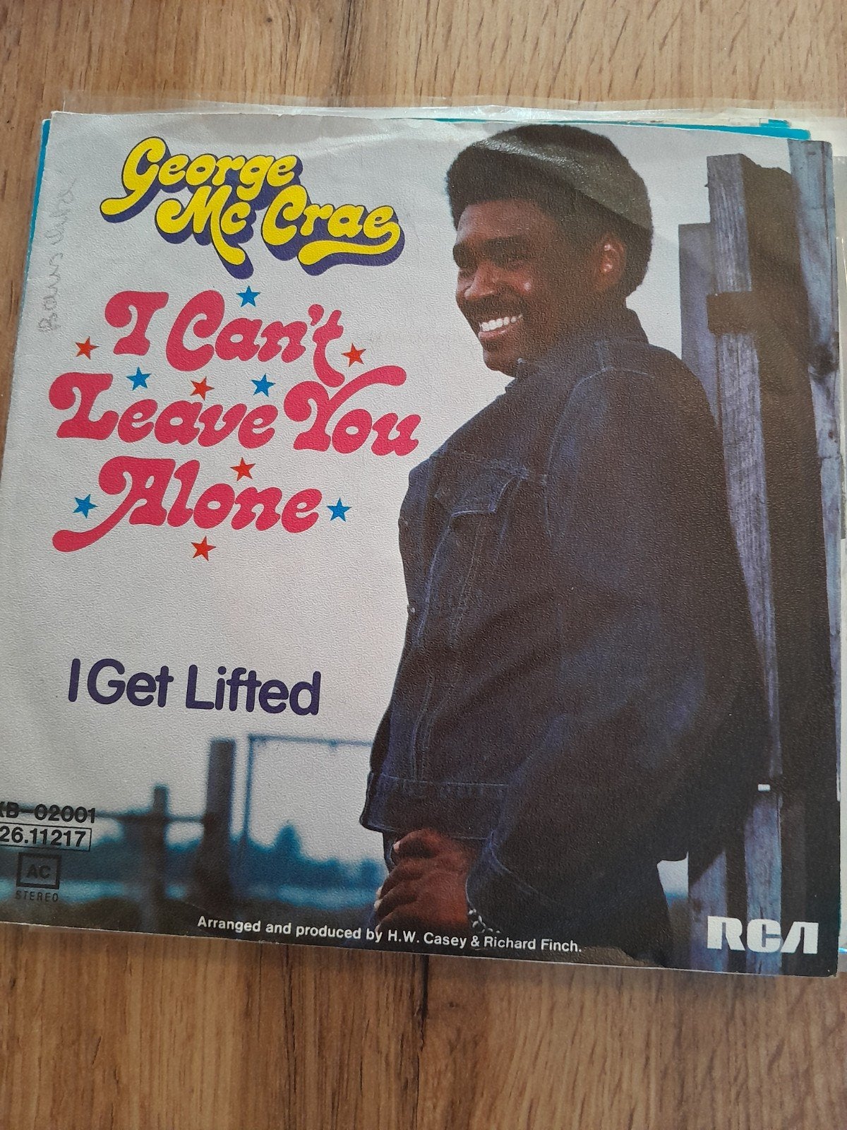 George mccrae 7inch I can,t leave you alone, Cd's en Dvd's, Vinyl Singles, Ophalen of Verzenden, Zo goed als nieuw, Pop