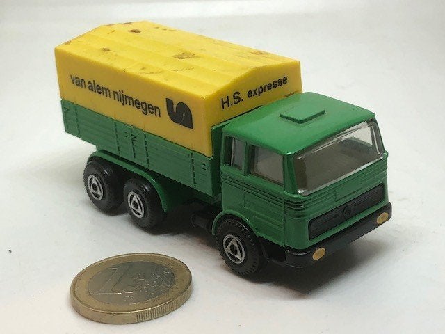 Mercedes Bakwagen met Huif "Van Alem Nijmegen", Efsi, Hobby en Vrije tijd, Ophalen of Verzenden, Gebruikt, Bus of Vrachtwagen