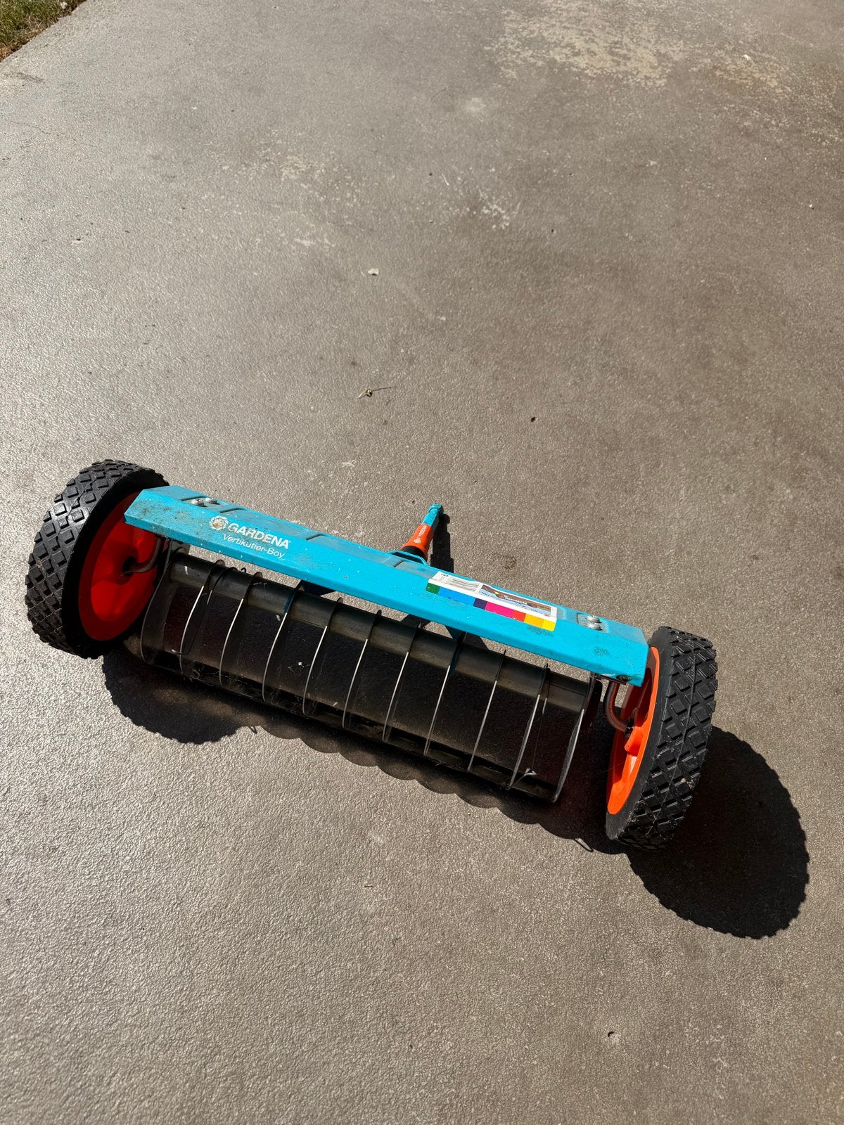 Gardena Gazonbeluchter / Verticuteerhark, Ophalen of Verzenden, Gebruikt, Overige soorten