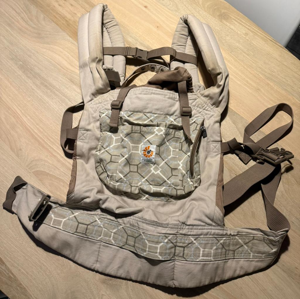 Babydrager Ergobaby organic, Ophalen of Verzenden, Zo goed als nieuw, Draagzak, Overige merken