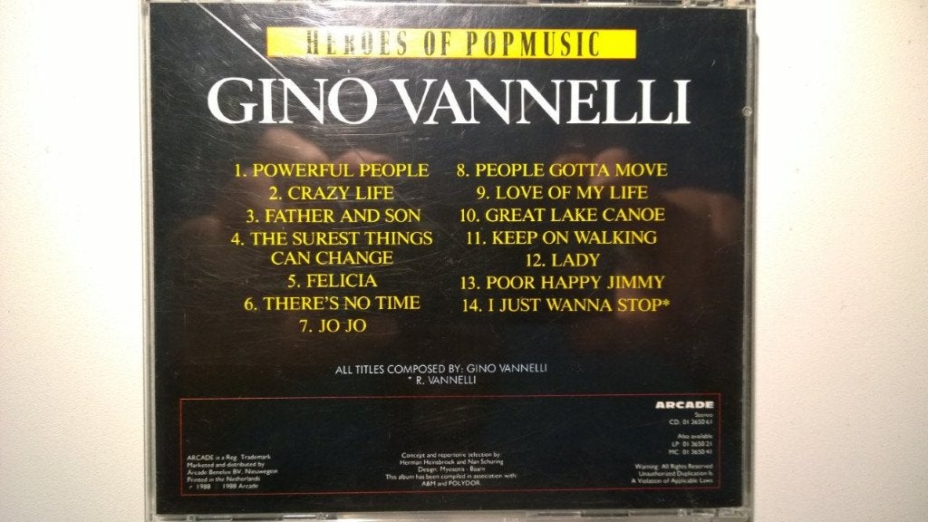 Gino Vannelli - The Very Best Of Gino Vannelli, Ophalen of Verzenden, Zo goed als nieuw, Pop, Album