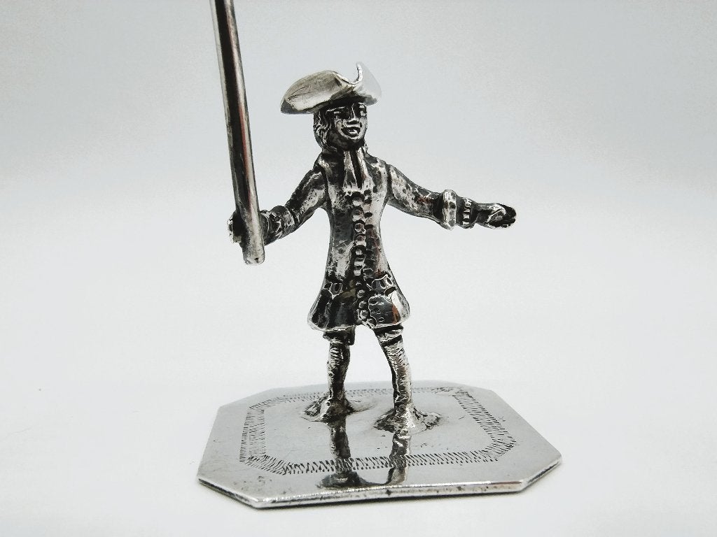Zilveren miniatuur, F. van Strant II, Amsterdam, ca. 1740, Antiek en Kunst, Verzenden, Zilver