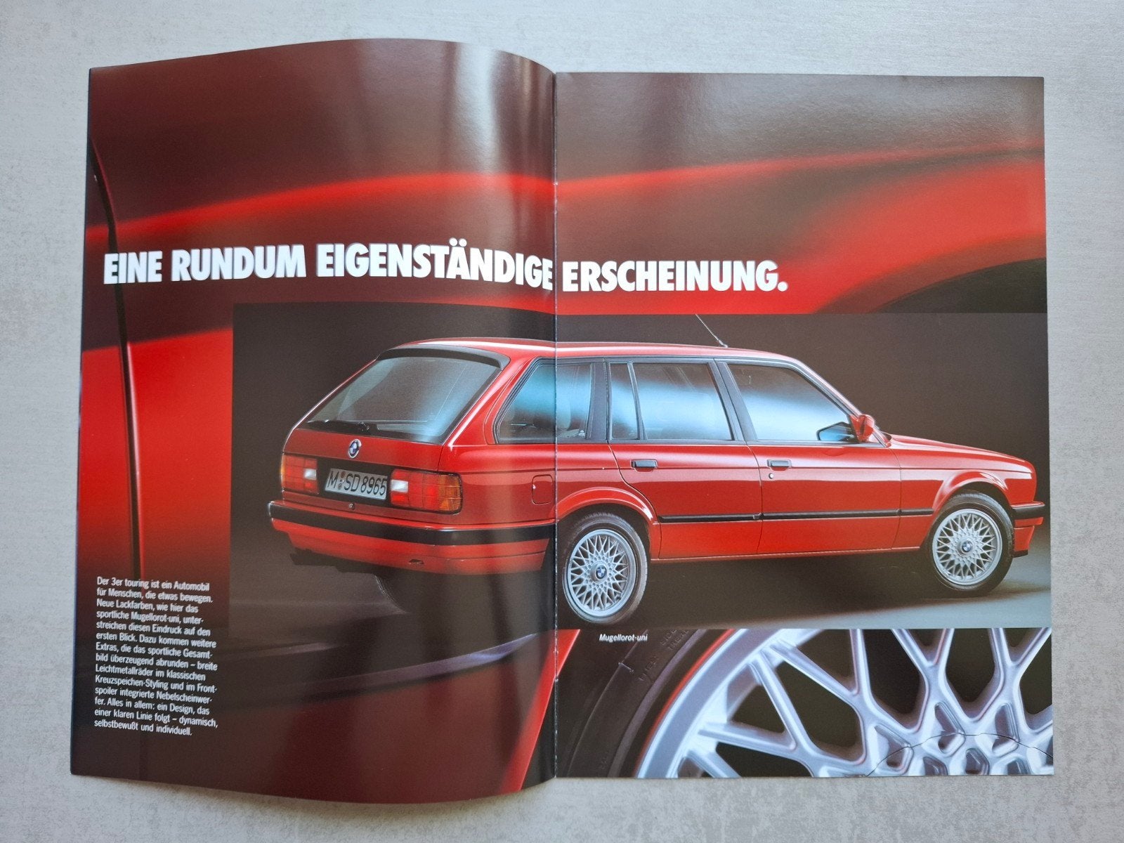 BMW 316i/318i Touring Design-Edition brochure - 1993, Ophalen of Verzenden, Zo goed als nieuw, BMW