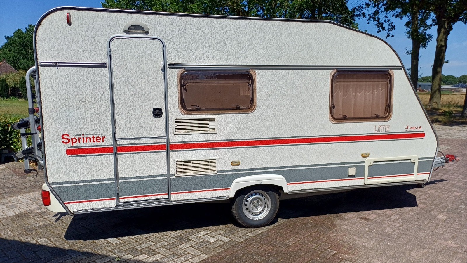 zeer mooie beyerland sprinter 440 LB   1 ste eigenaar, Caravans en Kamperen, Schokbreker, Frans bed, Treinzit, 750 - 1000 kg