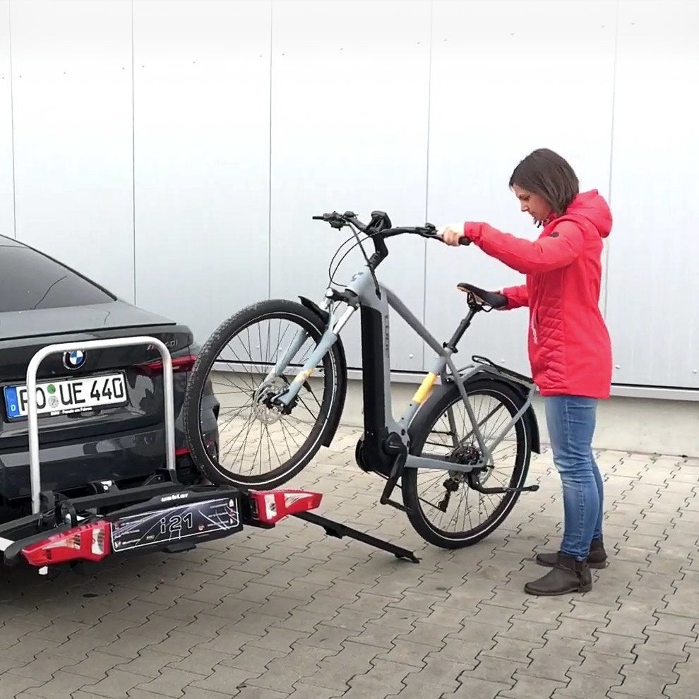 Oprijgoot Uebler 19950 + Tas voor oprijgoot | I21, I31, F14, Ophalen of Verzenden, Nieuw, Fietsendrager-accessoire, Elektrische fiets