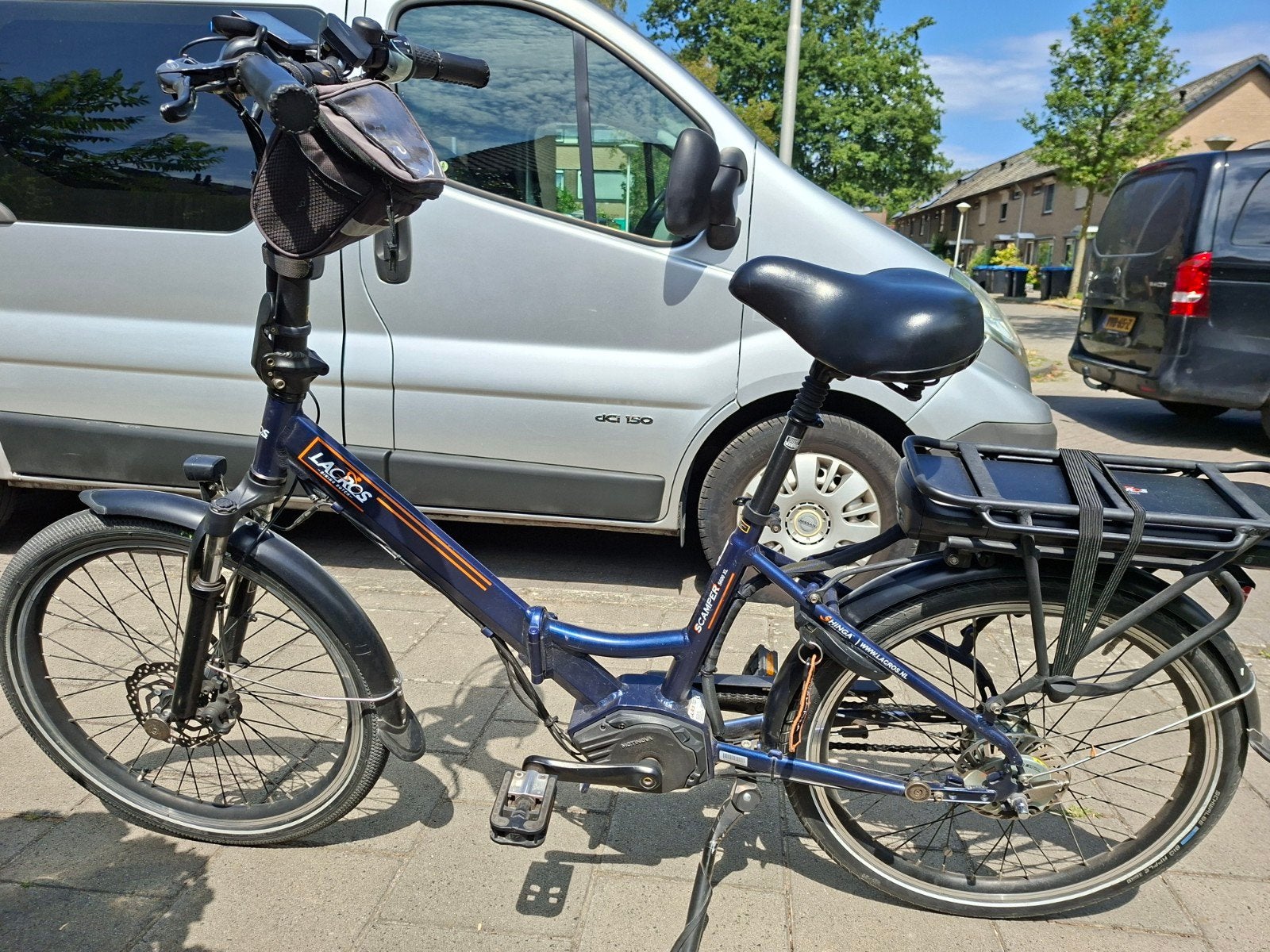 Lacros Scamper S 600 XL (elektrische vouwfiets), Fietsen en Brommers, Elektrische fietsen, Zo goed als nieuw, 50 km per accu of meer