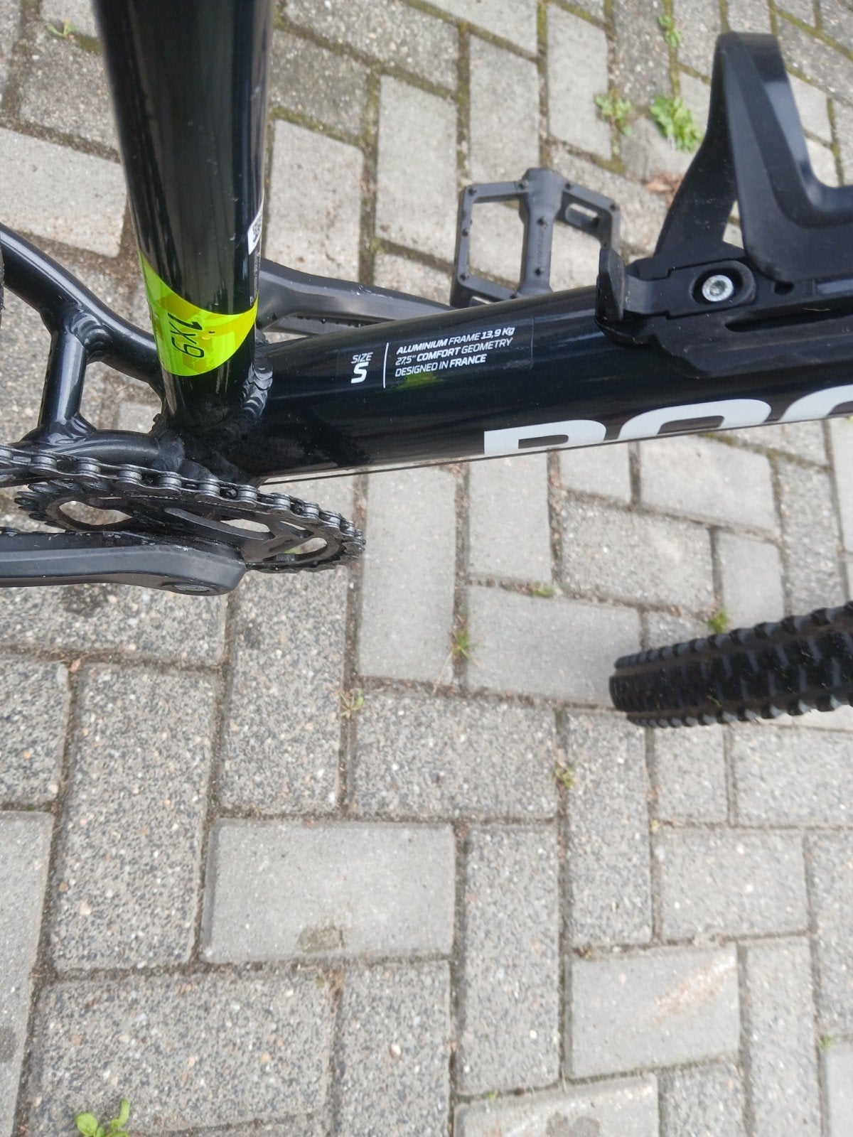 Foto 2 van MOUNTAINBIKE ST 530 MDB ZWART/GEEL 27.5" - ROCKRIDER