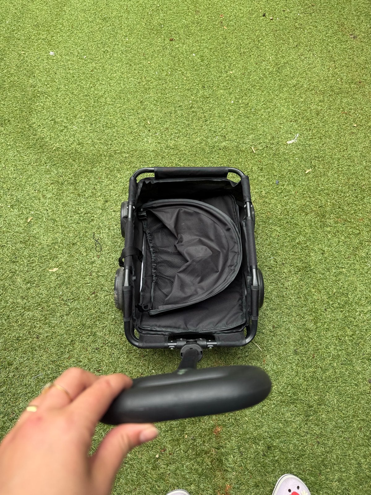Hondenbuggy/Boodschappenwagen - Zo goed als nieuw!, Ophalen, 0 t/m 10 kg, Overige merken, Autogordel of Isofix