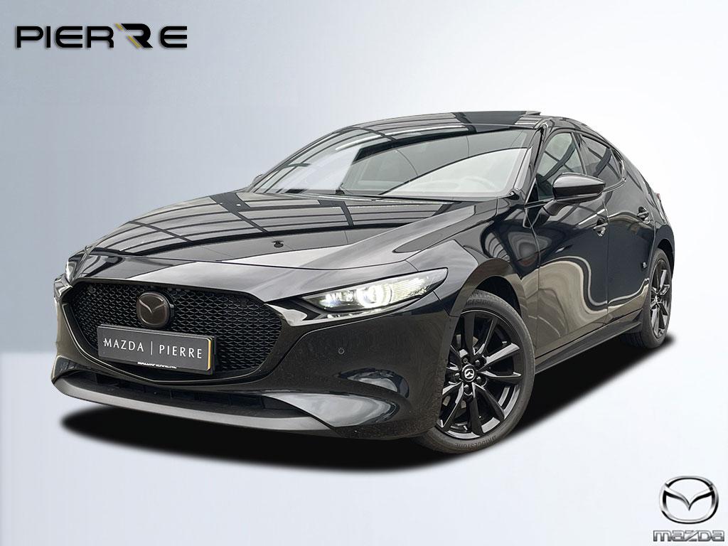 Mazda 3 2.0 e-SkyActiv-X M Hybrid 186 Exclusive-line | DESIG, Auto's, Mazda, Bedrijf, Te koop, 360° camera, ABS, Achteruitrijcamera