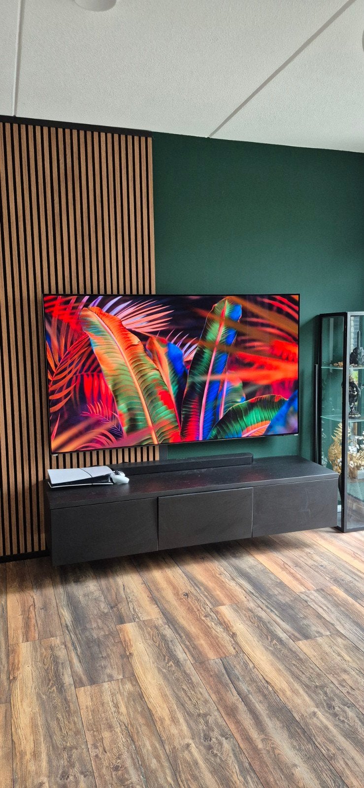 SAMSUNG OLED 4K 77S95C 77 inch met soundbar 5 jaar garantie, Ophalen of Verzenden, 100 cm of meer, 120 Hz, Samsung
