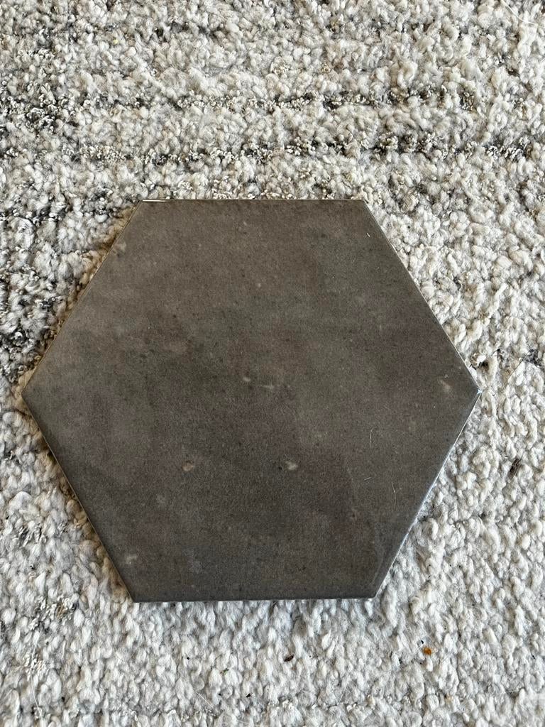 Hexagon tegels toilet keuken 2 doosjes 0,86 m2, Ophalen, Nieuw, Minder dan 20 cm, Minder dan 5 m²